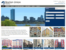 Tablet Screenshot of bostonunionrealty.com